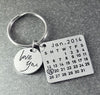 Customized Calendar Keychain